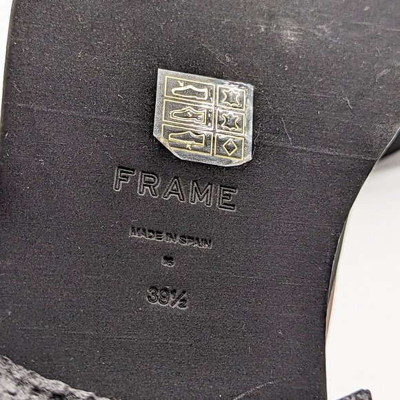 Frame Paris Women Le Holland Leather Rubber Brown Chelsea Boots 8US EUR 38.5 - Picture 11 of 12